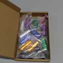 Hotop 14 Pieces Pill Holder Keychain Portable Pill Case Waterproof Aluminum Keychain Tablet Container Mini Metal Tablet Boxes Storage for Purse Outdoor Camping Travelling, Weekly 7 Day, 7 Colors