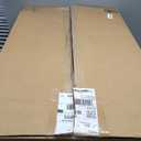 AAAAAcessories D-Shaped Chair Cushions, 2" Thick Dining Chair Pads with Ties and Removable, Machine-Washable Cover, 17" x 16", Set of 6, Brown