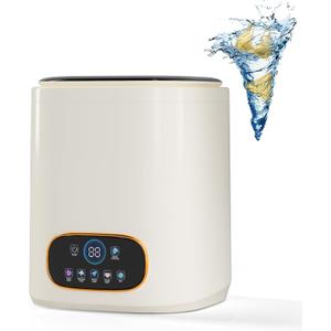 Portable Fully Automatic Washing Machine, 9L Compact Underwear Mini Washer with LCD Touch Control Screen, One-Touch Operation, Easy Installation, Ideal for Apartments, Dorms, RVs & Travel, 110V