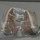 WHITIN Men's Wide Hi-top Minimalist Barefoot Sneakers | Zero Drop Sole | Cushioned Ankle Support (Light Brown, 40)