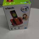 VTech CS6919-16 DECT 6.0 Cordless Phone, Red - Caller ID/Call Waiting (Stores 30 Calls), Backlit Keypad & Display, Full Duplex Handset Speakerphone, Wall Mountable