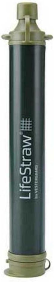 LifeStraw Personal Water Purifier for Hiking, Camping, Travel, and Emergency Preparedness (Green)