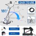 TOR 20" Pressure Washer Surface Cleaner with 4 Wheels, Surface Cleaner for Pressure Washer, Stainless Steel Dual Handle Power Washer Surface Cleaner for Concrete, Driveway, Patio, Sidewalk