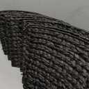 Liliful Christmas Tree Collar Woven Tree Collar Tree Ring Farmhouse Tree Collar Wicker Rustic Tree Skirt for Christmas Tree Decorations(Dark Brown,42 Inches)