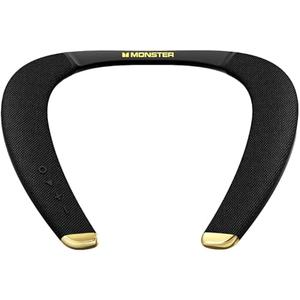 Monster Boomerang Petite Neckband Bluetooth Speakers, Neck Speaker with 15H Playtime, aptX High Fidelity 3D Stereo Sound, Low Latency, Built-in Mic, IPX5 Waterproof Wearable for Home Outdoor