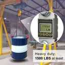 Dolibest Set of 2 Permanent Antirust Stainless Steel 304 Heavy Duty Swing Hangers, Playground Porch Yoga Seat,for Wood and Steel Beam Yoga Hammock Chair Punching 1500LB Capacity,180 Swing,9.64'' (Silver 9.67'' 2 Pack)