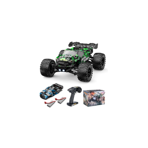 Itefdtutne 1:14 Brushless Remote Control Cars, Max 60mph Off-Road All Terrain Electric RC Truck, 4WD RC Monster Truck with 2.4 GHz Remote Control and 2  Lipo Batteries