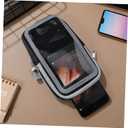 NUOBESTY Sports Mobile Phone Arm Bag Lightweight Waterproof Running Armband with Key Card Storage for Outdoor Exercise and Gym Use
