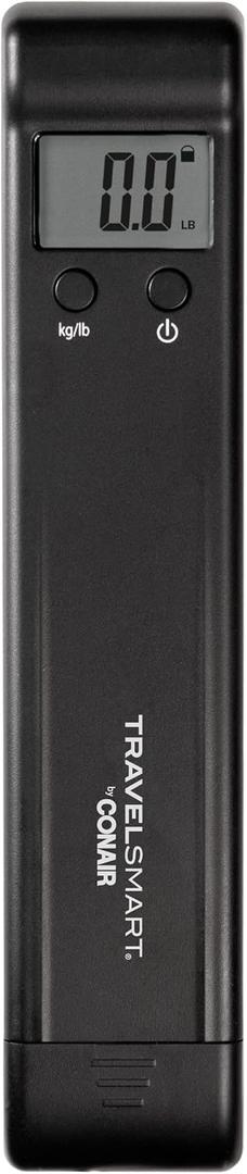Conair Digital Luggage Scale, Luggage Weight Scale, 80lbs Scale with Overweight Alert in Black by Travel Smart