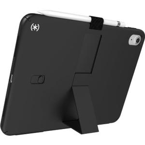 Speck iPad 10.9 Inch Tablet Case and Stand - Scratch Resistant, Drop Protection & Quick Release Kickstand - for iPad 10th Gen 2022 - StandyShell Black/White