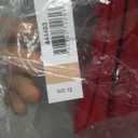 R&M Richards Elegant Knee Length 3/4 Sleeve Asymmetric Neckline Dress W/ & Rhinestone Trim & Slit (12)