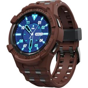 T-ENGINE Case Compatible with Galaxy Watch 4 Classic 46mm (2021), Not for Galaxy Watch 46mm in 2018 Version (Coffee)