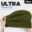 ROXUN Beanie for Men/Women Winter Hat Knit Cuffed Soft Warm Unisex Skull Stocking Cap (Green)