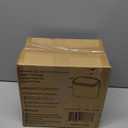 Small Trash Can with Lid, 1.8 Gallon Flip-Top Wall-Mounted Garbage Can, Slim Waste Basket & Compost Bin for Bathroom, Kitchen, Bedroom, Living Room, Office, Laundry - White (1.8 Gel) (1.8Gel)