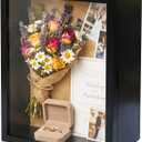 16x20 6 inch Large Shadow Box, Wood Extra deep Display Case