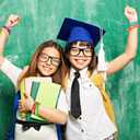 WATINC Kindergarten Graduation Silicone Wristbands Set, Class of 2025 Colorful Happy Graduation Label Bracelets, Rubber Wristband Party Favors Supplies Decoration Students Rewards for Kids (72Pcs)