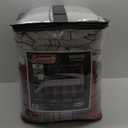 Coleman Windowpane 4 Piece Bedding Set King 1 Comforter 104x90 2 Comforter Shams 20x36 1 Quilt 104x90
