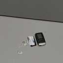 Keyless Entry Remote Proximity Key Fob for Acura RDX 2019-2020, Black & Silver, 4 Buttons, ABS Plastic, FCC ID:KR5T21, 433.92 MHz