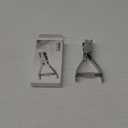 MROCO Hole Punch One Slot Badge Punch for ID Cards, Handheld, No Burrs, Metal Badge Puncher, 15mm x 3mm Hole Size