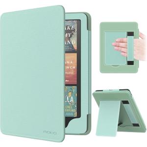 MoKo Case for 7"/6.8" Kindle Paperwhite(12th/11th Generation-2024/2021) and Kindle Paperwhite Signature Edition, Slim PU Shell Cover Case with Auto-Wake/Sleep for Kindle Paperwhite 2024, Agave Green