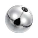 PATIKIL M10x40mm Ball Nuts Knob, 1pcs 304 Stainless Steel Round Solid Blind Hole Decorative Screw Cap Cover Machinery Handle Hardware