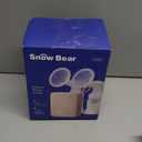 Snow Bear Electric Breast Pump, 4 Pumping Modes & 9 Intensity Levels, Portable Split-Tube Design for Double/Single Use 2500mAh Battery, Fast Charging, Quiet & Easy to Clean