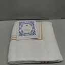 100% Turkish Cotton Embroidered Bath Mat - Soft Five-Star Hotel Quality (Golden Cream)