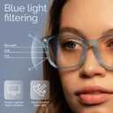livho High Tech Blue Light Glasses - Advanced Blue Light Blocking Computer Glasses - Screen Fatigue & UV Protection