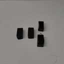2x4 Wood Post End Cap - 4Pcs 1.57x 3.15Post caps (1-1/2" x 3-1/7") PVC Floor Protector,Waterproof and Anti-Friction,Suitable for Table Legs, Chair Legs, armrests and Other Wood
