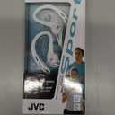 JVC Wireless Sports Ear Clip Headphones, Bluetooth Connectivity, Sweat Proof IPX2, Pivot Motion Fit - HAEC20BTW (White)