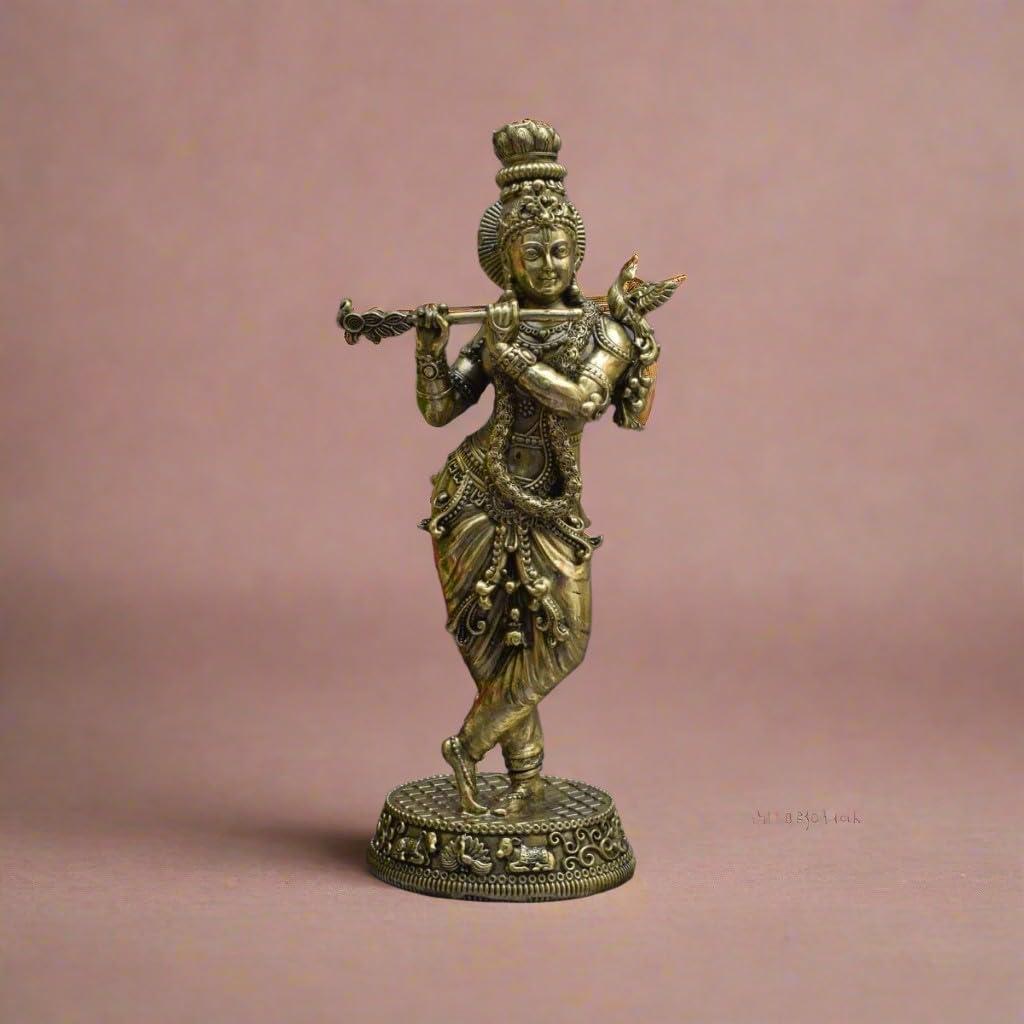 Brass Peacock Statue Handcrafted Symbol of Grace & Prosperity for Home Décor