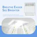 85315000 Bathroom Vent Fan Cover with Lens | Compatible with Broan-Nutone 663 663N 770F 763RLN 769RLN Series | Exhaust Fan Grille