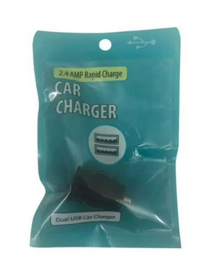 Kole Imports DA323-12 2.4 Amp Dual Port USB Car Charger - Pack of 3