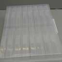 novelinks Transparent 4" x 6" Photo Organizers and Photo Storage Box with Handle, 16 Inner Photo Cases, Portable Picture Organizers & Photo Storage Containers (Clear)