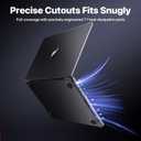 Soonjet for MacBook Pro 14 inch Case | M5 M4 M3 M2 M1 Pro/Max 2026-2021 | 100% Match Official Color | Protective Hard Shell Laptop Cover | Space Black Clear