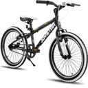 JOYSTAR Lubbock 20 24 Inch Kids Bike for Boys & Girls Ages 7-12 Years Hardtail Mountain Bike for Kids with 1-Speed/7-Speed Drivetrain, White Wall Knobby Tires, Kids' Bicycle, 20 Inch Wheels
