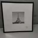 upsimples 18x18 Picture Frame, Display Pictures 8x8 with Mat or 18 x 18 Without, Wall Hanging Square Frames, Black, 1 Pack