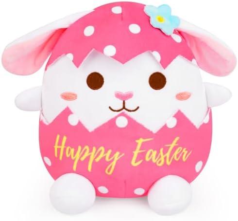 FVNPIHAM Bunny Stuffed Animal, 8 Inch Kawaii Bunny Plush Small Stuffed Animals Super Soft Eggshell Rabbit Toys Pillow, Birthday Gifts for Kids Girls Boys Home Decoration Party Favor