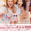 OOK Case for iPhone 16 [Compatible with MagSafe], Luxury Gilded 3D Textured Pink Coastal Beach Ocean Sea Shell Floral Collage Frosted Shockproof for Women Girls Magnetic Phone Cover