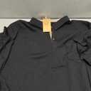 Sailwind Men's Cotton Polo Shirts Short Sleeve Casual Summer Shirts Classic Collared Golf Shirt with Pocket Black (3XL)