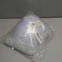 bUCLA 12 Pack White Plastic Serving Bowls - 20 OZ Angled Party Table Salad and Fruit Bowls Disposable for Chip&Candy, Ideal for Wedding