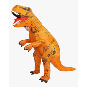 Inflatable Dinosaur Costume Adult&Kid, Blow Up Inflatable Trex Costume for Halloween Themed Party Cosplay