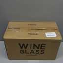 Fully Tempered Wine Glasses, Shock Resistant Wine Glass Set for Red or White Wine, Dishwasher Safe Stem Glasses for Restaurants, Bars, Home (Set of 8, 15.5 oz)