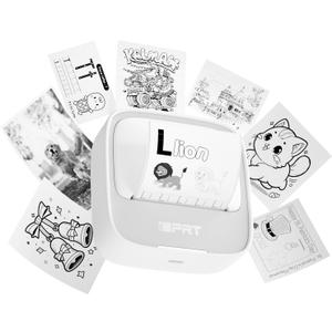 iDPRT Sticker Maker, Portable Thermal Printer with 1 Roll Sticker Paper, Bluetooth Inkless Printer Mini Label Maker for Study, DIY, Notes, Mini Label Maker with Multiple Template in Free App, Grey