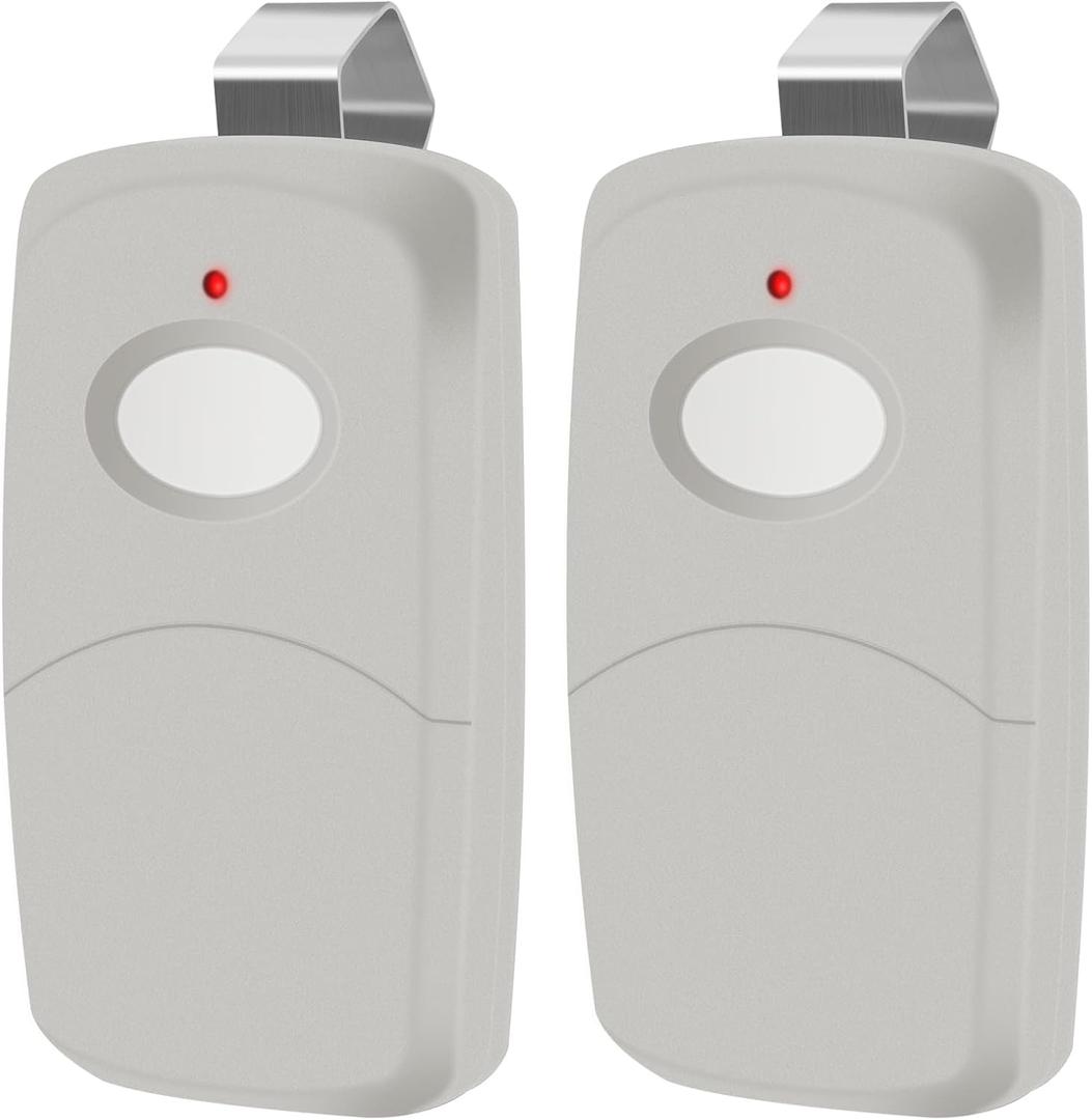 2 Replacement for Multicode Linear 3089 Garage Gate Door Opener Remote Transmitter,308911,MCS308911,10 dip Switch 300mhz,Grey
