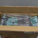 Heavy Duty Plastic Hangers 50 Pack with Non-Slip Design,0.2 Inches Thick,360Swivel Hook Space Saving Organizer for Bedroom Closet,Shirts,Pants,Strong Enough for Coat(Dusty Blue- S Shaped)