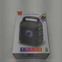 iLive Electronics ISB199B Wireless Tailgate Party Speaker, with LED Light Effects and Built-in Rechargeable Battery, Black