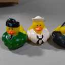 Deekin 50 Pcs Military Rubber Ducks Bulk 2 Inch Rubber Ducks Party Favor 250th Anniversary Decorations for Birthday Pool Party Occupation Cosplay 250th Anniversary