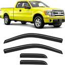 Window Visors Rain Guards for Ford F150 Extended Cab/SuperCab 2004-2014