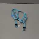 PUPTECK No Pull Dog Harness Soft Adjustable Basic Nylon Step in Puppy Vest Outdoor Walking with ID Tag and A-ir Tag Case, Sky Blue, S